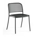 Silla de acero inoxidable Café Silla de acero inoxidable Café