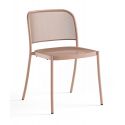Silla de acero inoxidable Café Silla de acero inoxidable Café