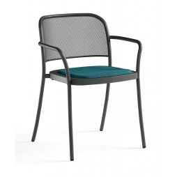 Sillón de acero inoxidable Café