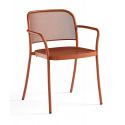 Sillón de acero inoxidable Café
