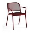Sillón de acero inoxidable Café