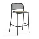 Taburete de acero inoxidable Café Taburete de acero inoxidable Café
