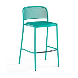 Taburete de acero inoxidable Café