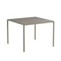 Mesa cuadrada 103x103 cm en aluminio y gres porcelánico Terramare Mesa cuadrada 103x103 cm en aluminio y gres porcelánico Terramare