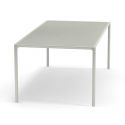 Mesa rectangular 203x103 cm en aluminio y gres porcelánico Terramare