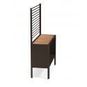 Mueble contenedor de exterior en metal y teca Camaleon Mueble contenedor de exterior en metal y teca Camaleon