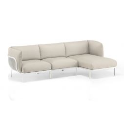 Sofá de 3 plazas con chaiselongue Cabla