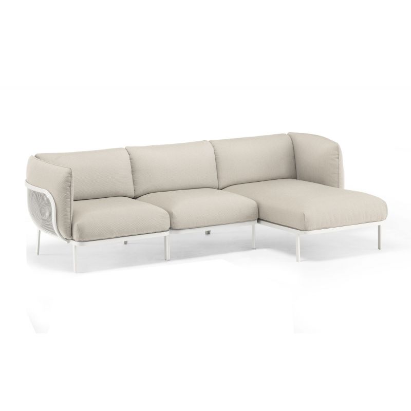Sofá de 3 plazas con chaiselongue Cabla Sofá de 3 plazas con chaiselongue Cabla