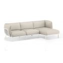 Sofá de 3 plazas con chaiselongue Cabla Sofá de 3 plazas con chaiselongue Cabla