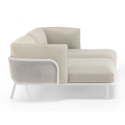 Sofá cama de exterior de dos plazas Cabla