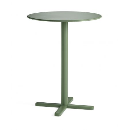 Mesa alta 105 cm plegable en acero para 2 a 4 personas Darwin