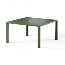 Mesa cuadrada de 141x141 cm para 8 personas Quadro