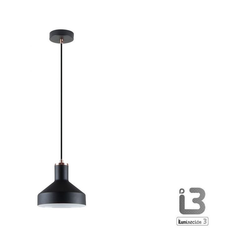 I3 Irias Lámpara 1l Negro Cobre de Schuller I3 Irias Lámpara 1l Negro Cobre de Schuller