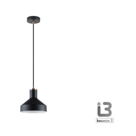 I3 Irias Lámpara 1l Negro Cobre de Schuller
