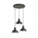 I3 Irias Lámpara 3l Negro Cobre D45 de Schuller