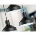 I3 Irias Lámpara 3l Negro Cobre D45 de Schuller