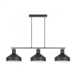 I3 Irias Lámpara 3l Negro Cobre de Schuller