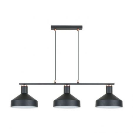 I3 Irias Lámpara 3l Negro Cobre de Schuller