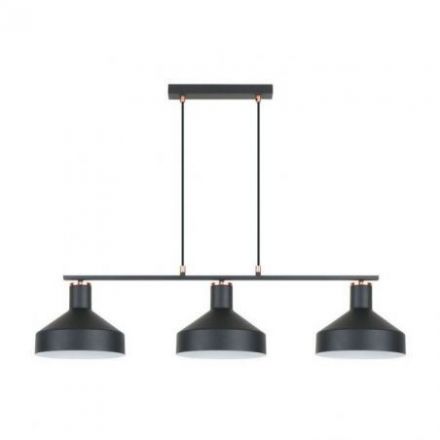 I3 Irias Lámpara 3l Negro Cobre de Schuller