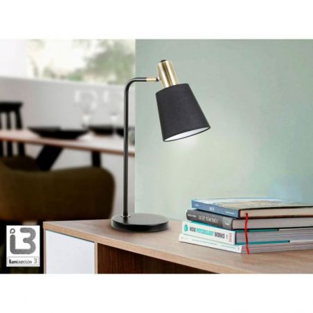 I3 Gisela Sobremesa 1l Negro Laton de Schuller