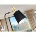 I3 Gisela Pie Salon 1l Negro Laton de Schuller I3 Gisela Pie Salon 1l Negro Laton de Schuller