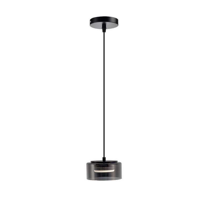 I3 Olaia Lámpara 1l Negro Smoky de Schuller
