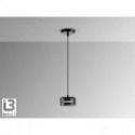 I3 Olaia Lámpara 1l Negro Smoky de Schuller