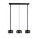 I3 Olaia Lámpara 3l Negro Smoky de Schuller