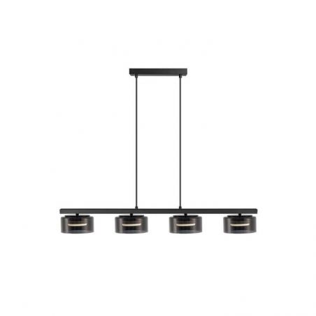 I3 Olaia Lámpara 4l Negro Smoky de Schuller