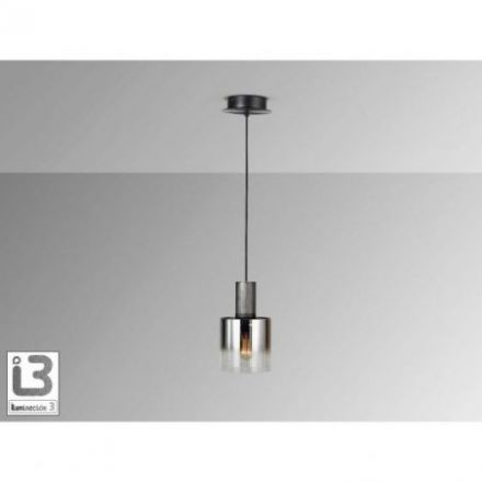 I3 Venize Lámpara 1l Negro Smoke de Schuller