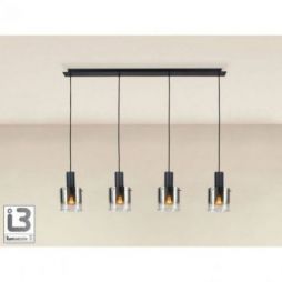 I3 Venize Lámpara 4l Negro Smoke de Schuller