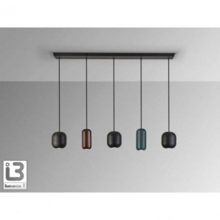 I3 Nimes Lámpara 5l Negro Colores de Schuller