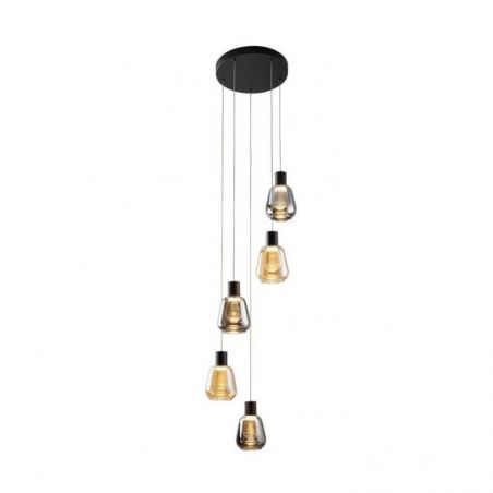 I3 Carisa Lámpara 5l Negro D40 de Schuller