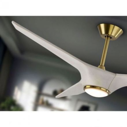 Alisios Ventilador Blanco Bronce D152 de Schuller