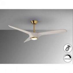 Alisios Ventilador Blanco Bronce D152 de Schuller
