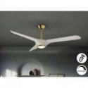 Alisios Ventilador Blanco Bronce D152 de Schuller
