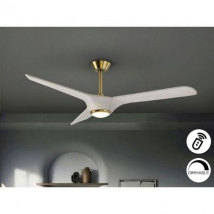 Alisios Ventilador Blanco Bronce D152 de Schuller