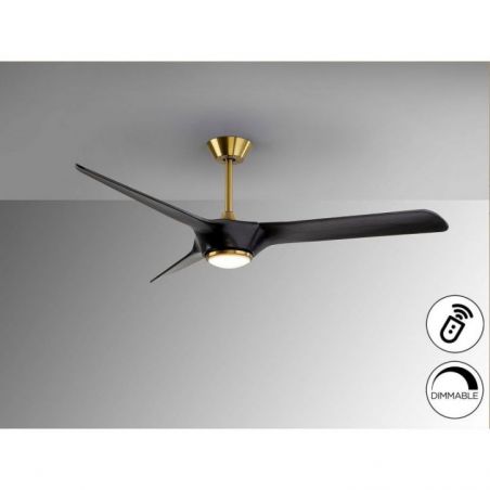 Alisios Ventilador Negro Bronce D152 de Schuller