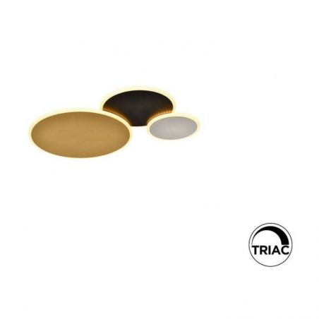 Umbra Plafón Oro Negro Blanco de Schuller