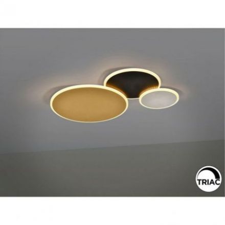 Umbra Plafón Oro Negro Blanco de Schuller