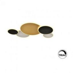 Umbra Plafón Gran Oro Negro Blanco de Schuller