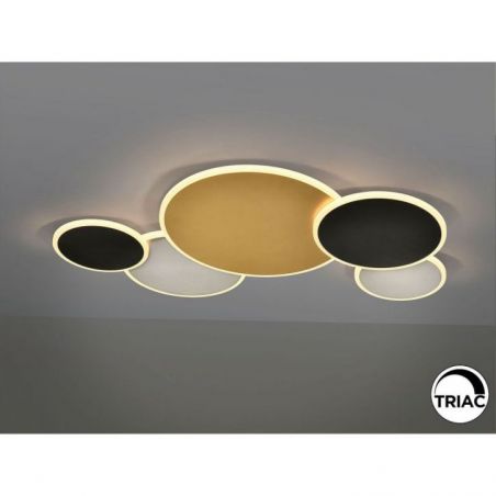 Umbra Plafón Gran Oro Negro Blanco de Schuller