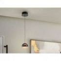 Orbes Lámpara 1l Cromo Negro D12 de Schuller
