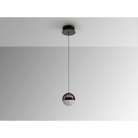 Orbes Lámpara 1l Cromo Negro D12 de Schuller