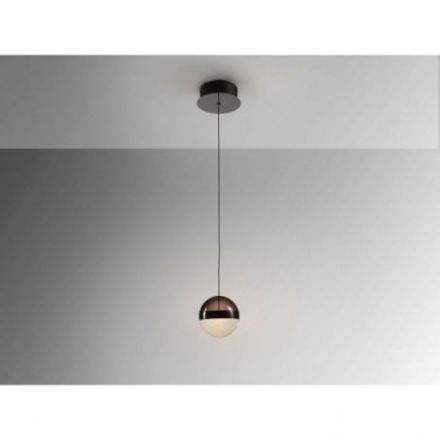 Orbes Lámpara 1l Cromo Negro D12 de Schuller