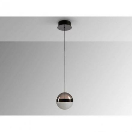 Orbes Lámpara 1l Cromo Negro D15 de Schuller