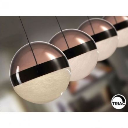 Orbes Lámpara 4l Cromo Negro D12 de Schuller