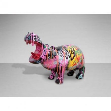Hippo Figura Deco Grafiti de Schuller
