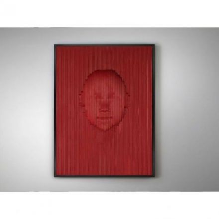 Red Face  Bajorrelieve 90x120 de Schuller