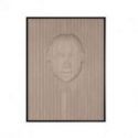 Beige Face Bajorrelieve 90x120 de Schuller